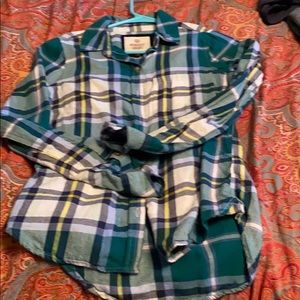 Juniors XS Ling sleeves flannel - SO from Kohl’s